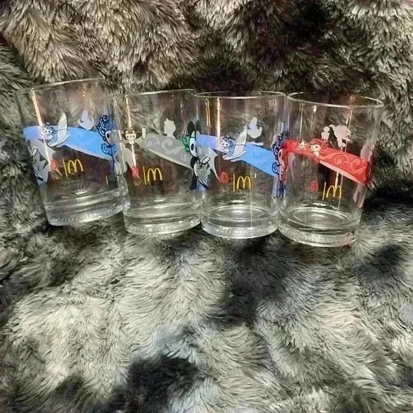 Set of 4 McDonald’s 2008 Beijing  Olympics glasses - Picture 10 of 11